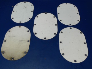 62109-00 Piper - Cover - Inspection (8 Screw holes) Qty 5